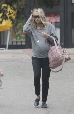 Pregnant MOLLY SIMS Out for Breakfast in Santa Monica 12/15/2016