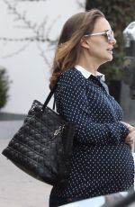 Pregnant NATALIE PORTMAN Leaves a Doctors Office in Los Angeles 12/12/2016