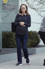 Pregnant NATALIE PORTMAN Leaves a Doctors Office in Los Angeles 12/12/2016