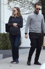 Pregnant NATALIE PORTMAN Leaves a Doctors Office in Los Angeles 12/12/2016