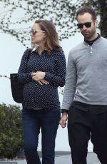 Pregnant NATALIE PORTMAN Leaves a Doctors Office in Los Angeles 12/12/2016