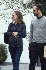 Pregnant NATALIE PORTMAN Leaves a Doctors Office in Los Angeles 12/12/2016