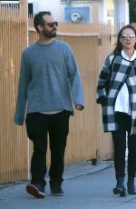 Pregnant NATALIE PORTMAN Out and About in Los Angeles 12/08/2016