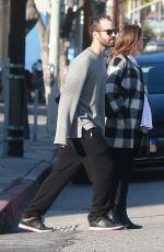 Pregnant NATALIE PORTMAN Out and About in Los Angeles 12/08/2016