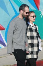 Pregnant NATALIE PORTMAN Out and About in Los Angeles 12/08/2016