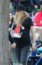 Pregnant TERESA PALMER at Adelaide