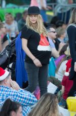 Pregnant TERESA PALMER at Adelaide