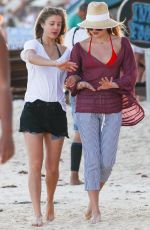 RACHEL HILBERT at a Beach in Mexico 12/29/2016