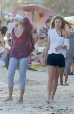 RACHEL HILBERT at a Beach in Mexico 12/29/2016