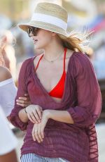 RACHEL HILBERT at a Beach in Mexico 12/29/2016