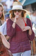 RACHEL HILBERT at a Beach in Mexico 12/29/2016
