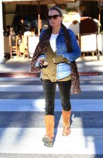 RADHA MITCHELL Out Shopping in Beverly Hills 11/29/2016