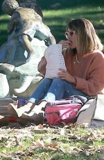 REBECCA GAYHEART at Coldwater Canyon Park in Beverly Hills 12/20/2016