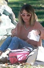REBECCA GAYHEART at Coldwater Canyon Park in Beverly Hills 12/20/2016