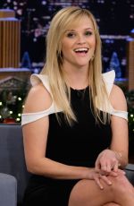 REESE WITHERSPOON at Tonight Show Starring Jimmy Fallon in New York 12/16/2016