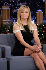 REESE WITHERSPOON at Tonight Show Starring Jimmy Fallon in New York 12/16/2016