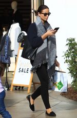 RHONA MITRA Out for Shopping in Los Angeles 12/13/2016