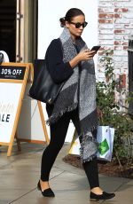 RHONA MITRA Out for Shopping in Los Angeles 12/13/2016