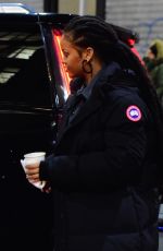 RIHANNA on the Set of 