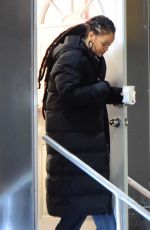 RIHANNA on the Set of 