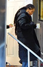 RIHANNA on the Set of 