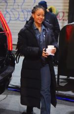 RIHANNA on the Set of 