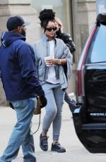 RIHANNA Out and About in New York 12/09/2016