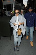RIHANNA Out and About in New York 12/09/2016