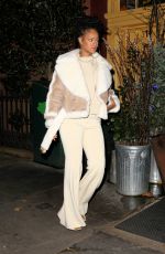RIHANNA Out in New York 12/06/2016