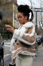 RIHANNA Out in New York 12/06/2016