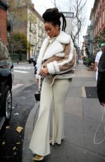 RIHANNA Out in New York 12/06/2016