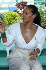 RIHANNA Taking a HIV Test in Bridgetown 12/01/2016