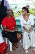 RIHANNA Taking a HIV Test in Bridgetown 12/01/2016