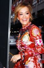 RITA ORA Arrives at Billboard Women in Music 2016 in New York 12/09/2016