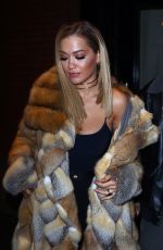 RITA ORA Leaves Her Hotel in New York 12/08/2016