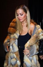 RITA ORA Leaves Her Hotel in New York 12/08/2016