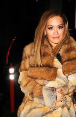 RITA ORA Leaves Her Hotel in New York 12/08/2016