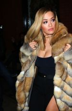 RITA ORA Leaves Her Hotel in New York 12/08/2016