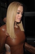 RITA ORA Leaves Wendy Williams Show in New York 12/08/2016