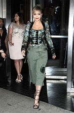 RITA ORA Out and About in New York 12/09/2016