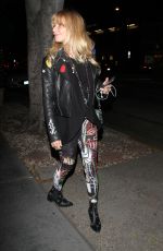 ROSANNA ARQUETTE Leaves Madeo Restaurant in West Hollywood 12/13/2016