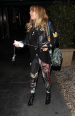 ROSANNA ARQUETTE Leaves Madeo Restaurant in West Hollywood 12/13/2016
