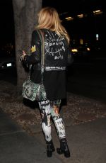 ROSANNA ARQUETTE Leaves Madeo Restaurant in West Hollywood 12/13/2016