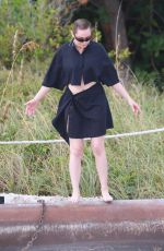ROSE MCGOWAN on the Set of a Photoshoot in Miami 12/05/2016