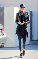 ROSIE HUNTINGTON-WHITELEY Leaves a Gym in West Hollywood 12/01/2016