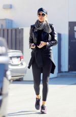 ROSIE HUNTINGTON-WHITELEY Leaves a Gym in West Hollywood 12/01/2016