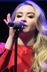 SABRINA CARPENTER at Z100 & Coca-cola All Access Lounge at Hammerstein Ballroom in New York 12/09/2016