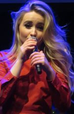 SABRINA CARPENTER at Z100 & Coca-cola All Access Lounge at Hammerstein Ballroom in New York 12/09/2016