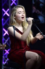 SABRINA CARPENTER Performs at 97.3 Radion Station in Fort Lauderdale 12/19/2016