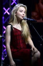 SABRINA CARPENTER Performs at 97.3 Radion Station in Fort Lauderdale 12/19/2016